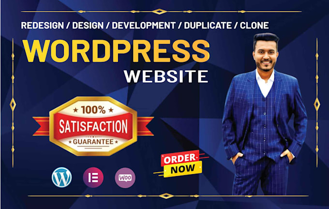 do redesign, design, development, duplicate or clone wordpress website