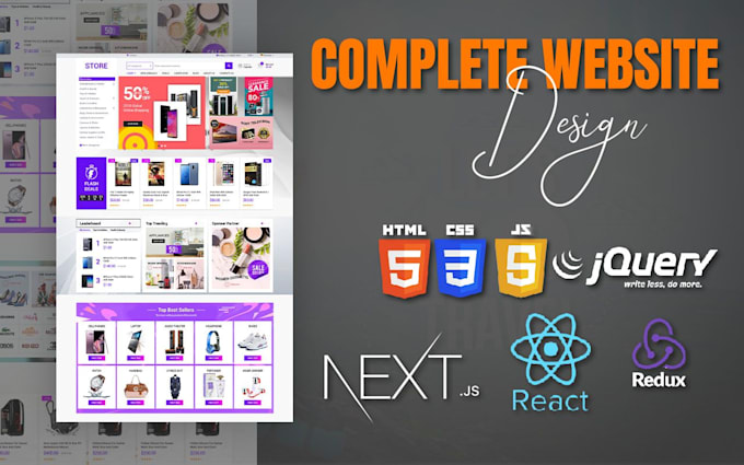 develop dynamic and responsive website