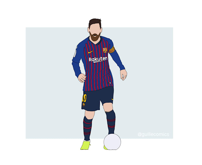 draw a digital illustration in minimal style