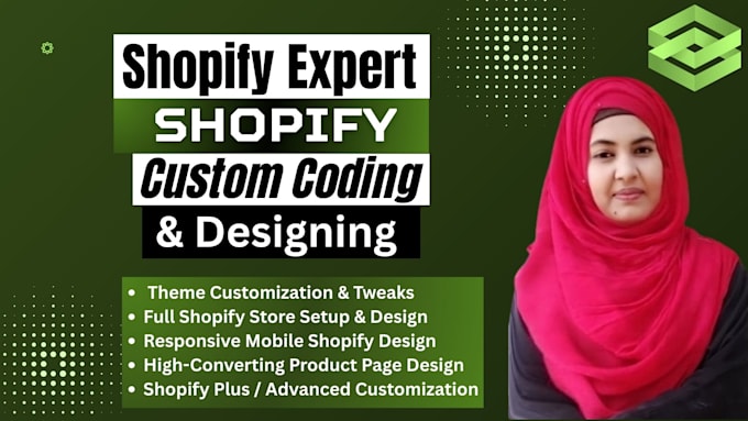 design and set up a professional shopify store