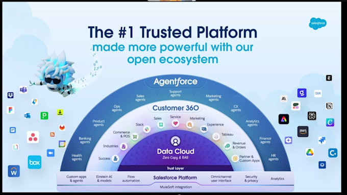 provide complete setup of agentforce and salesforce data cloud