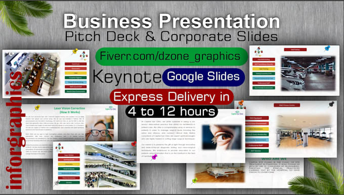 create professional pitchdeck company profiles etc