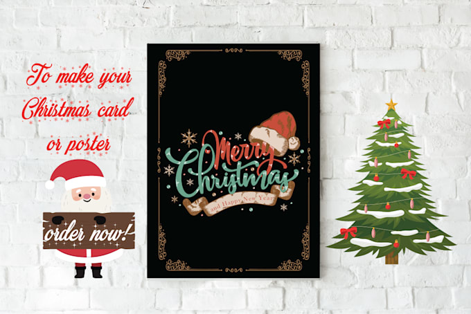 Create christmas card and poster design by Alvy_khan