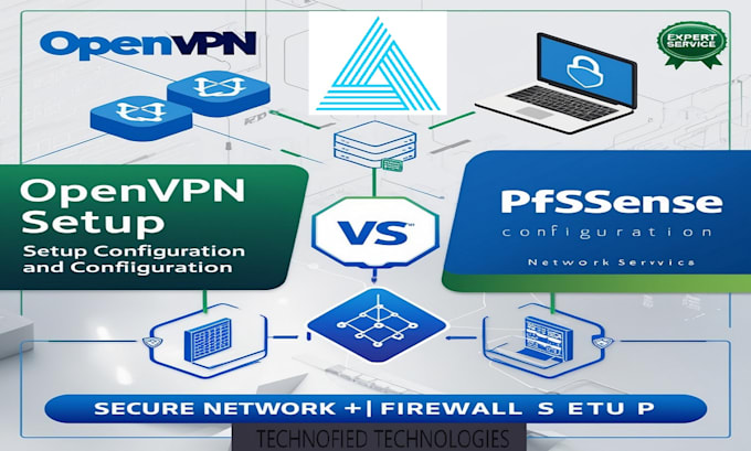 setup and configure open VPN and pfsense for you