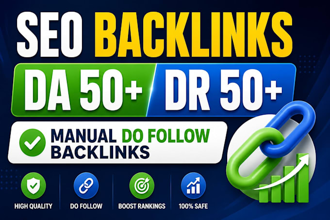 manual high quality SEO backlink link building off page service for google rank