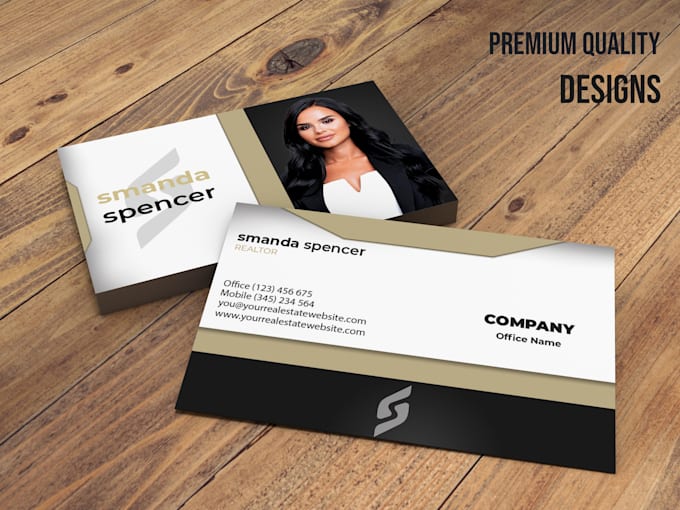 design stylish real estate  visiting card name card