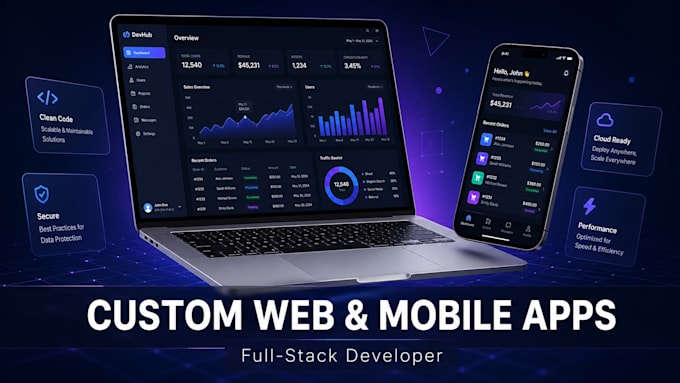 build custom software, web and mobile apps for your business