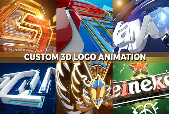 Create a professional custom 3d logo animation in cinema 4d by ...
