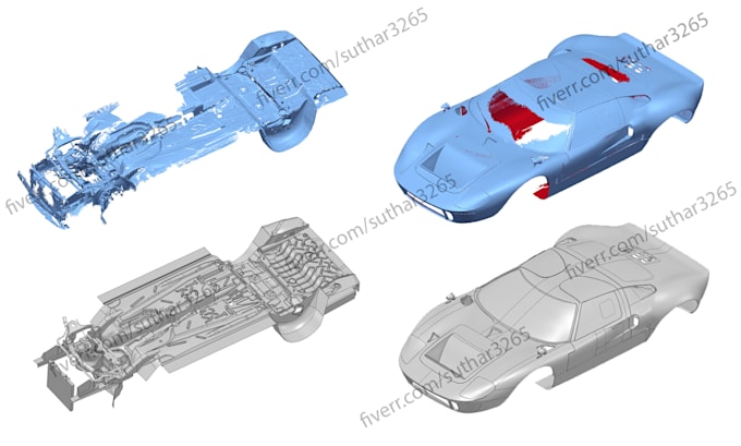 do reverse engineering and cad modeling from scan data