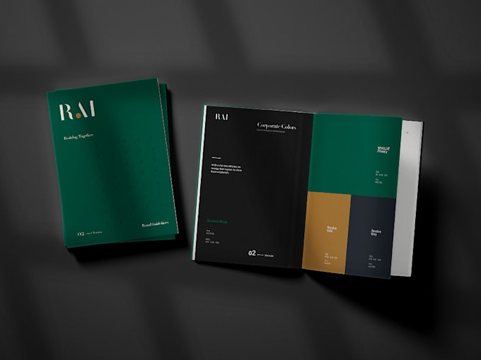 design logo and brand guideline based on your requirement