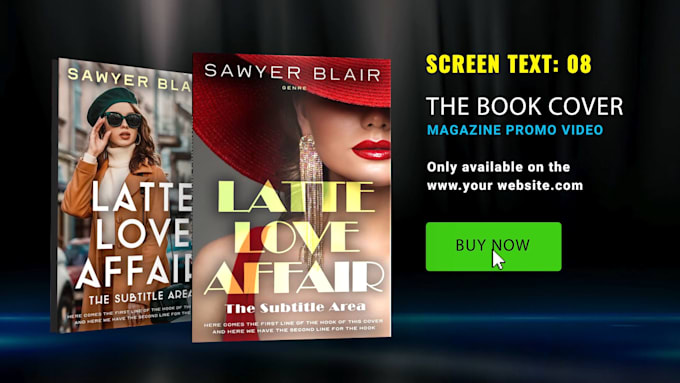 do magazine book promo video for your brand