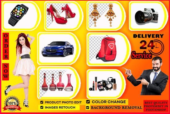 do photo editing and background removal with fast service