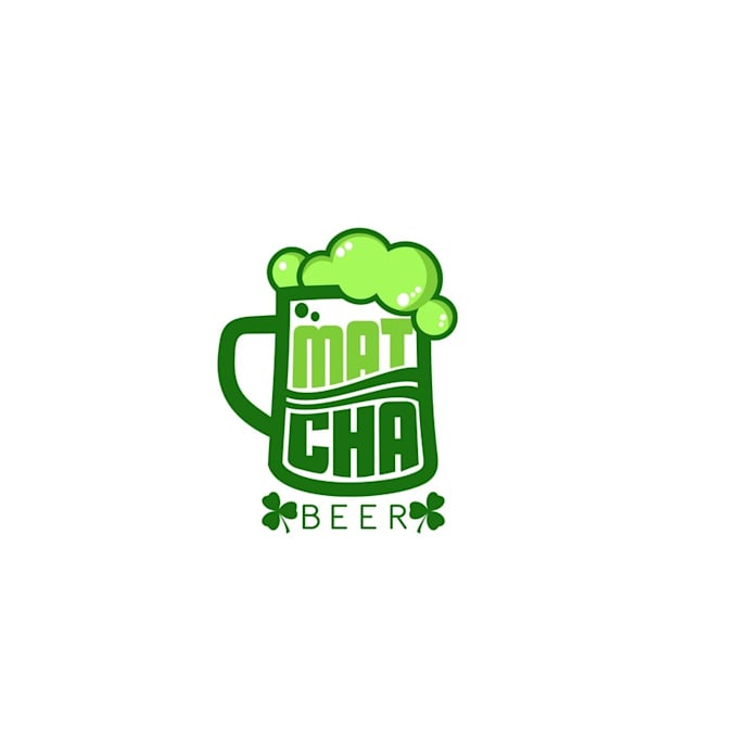 design matcha beer logo for your company