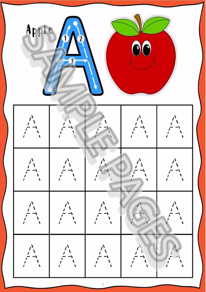 provide alphabet worksheets and workbook for commercial use