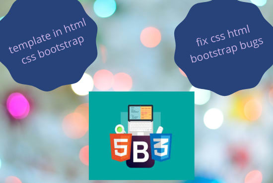 Create responsive template using html css bootstrap by Afreenhussain ...