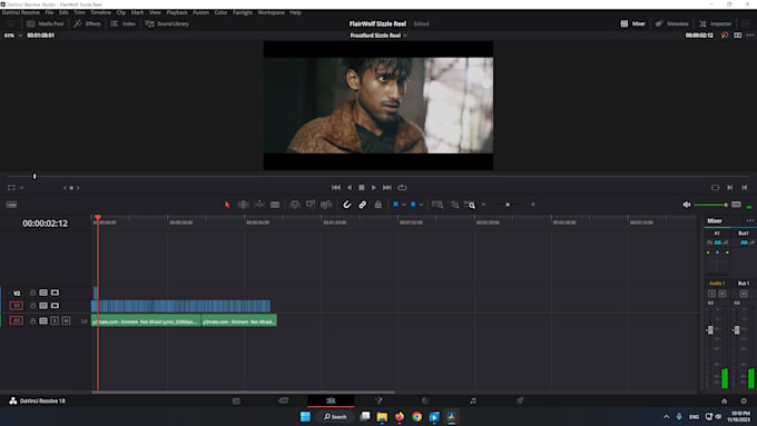edit a trailer or commercial for the beat and rhythm