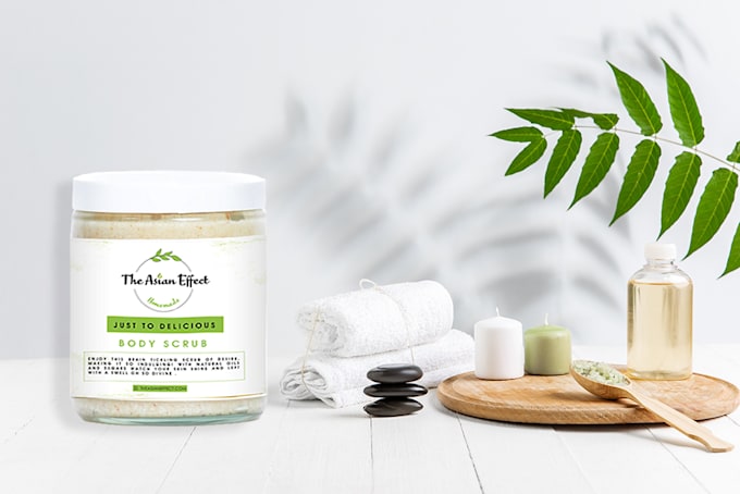 create label design, cosmetic and beauty products packaging