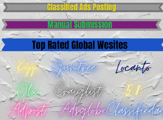 I will classified ads posting on top classified websites