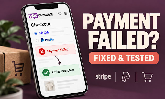 fix stripe, paypal and woocommerce checkout payment errors