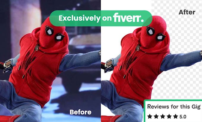 remove background, crop object, retouch image, transparent