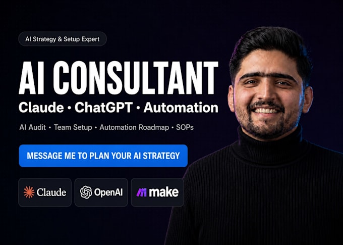 audit your business, setup custom claude code, chatgpt ai automation integration