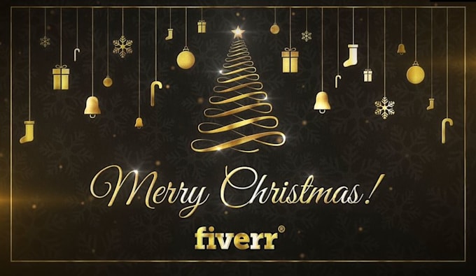 create an awesome merry christmas greetings video