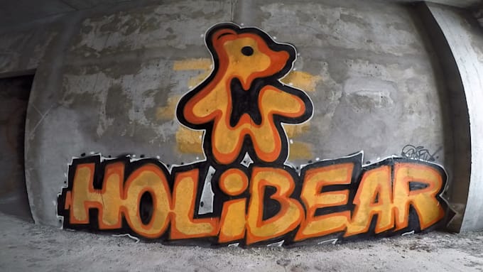 make a real graffiti video with your logo or image