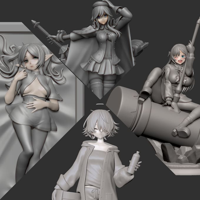 create your character for 3d printing from any artwork or design