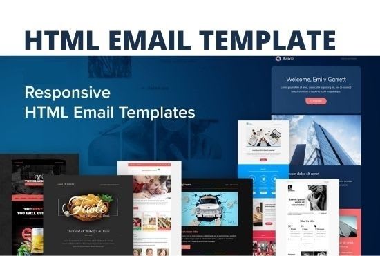 Create a unique and best responsive html email template by Raj_ahmed67 ...