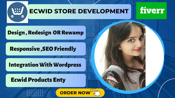 design, redesign ecwid online store, integration with wordpress