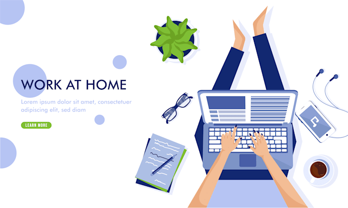 draw flat style illustration for you