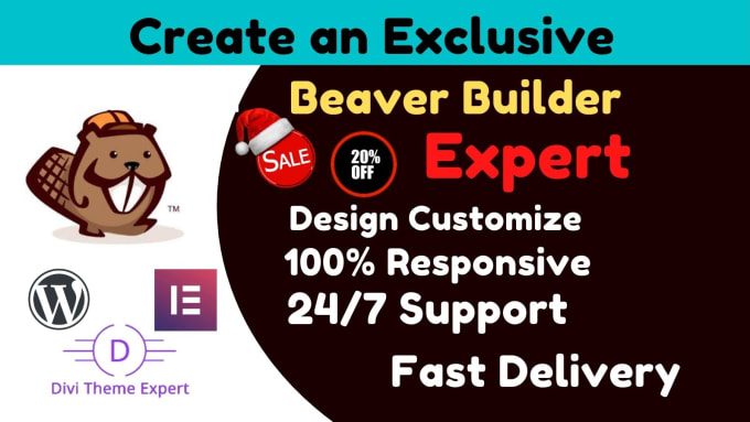 build wordpress website with beaver builder or fix existing website