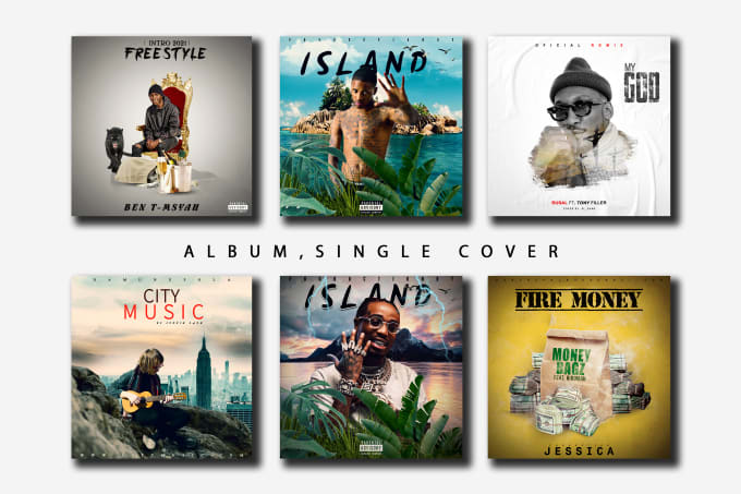design mixtape, album or single cover art design
