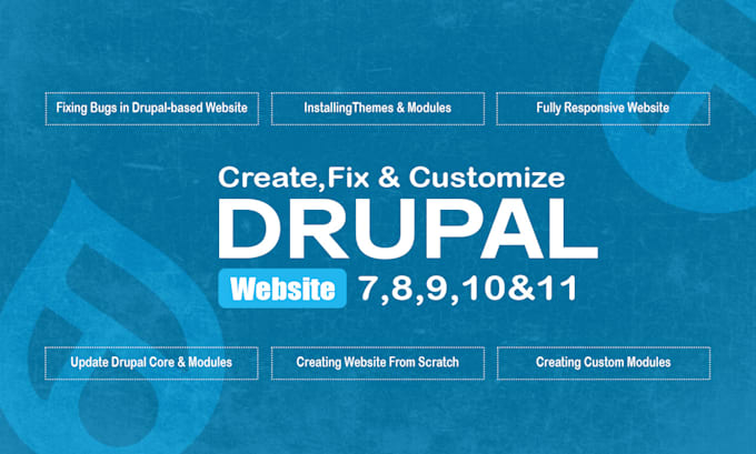 develop, upgrade and migrate your drupal website to the latest version