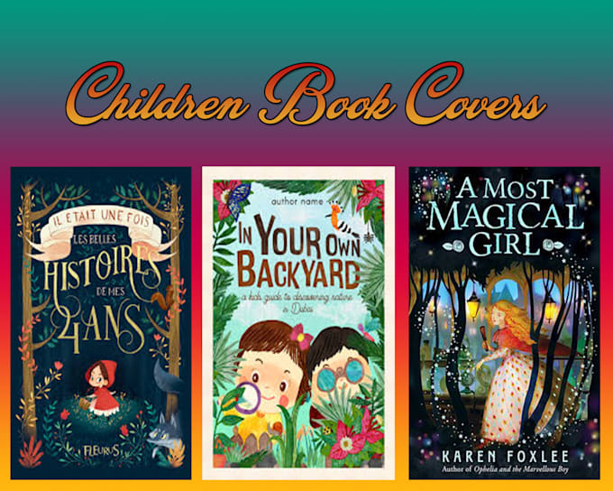 Design children book cover, amazon, kindle book cover by Peak_designer Fiverr