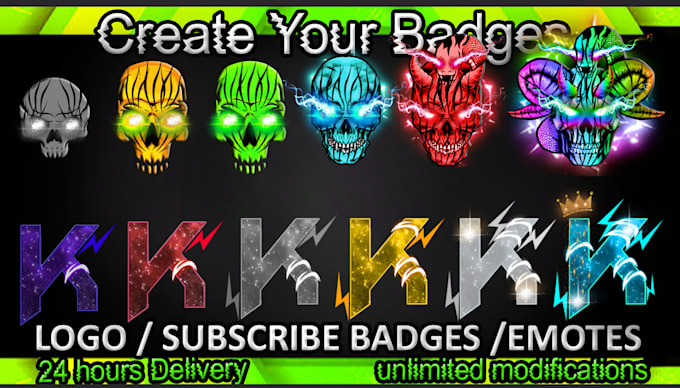 make twitch emotes, twitch badges and twitch sub badges