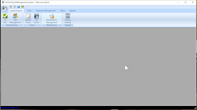 build HR and payroll system for windows