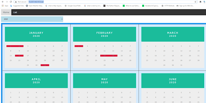 Create php calendar with dashboard task board by Webdeveloper269 | Fiverr
