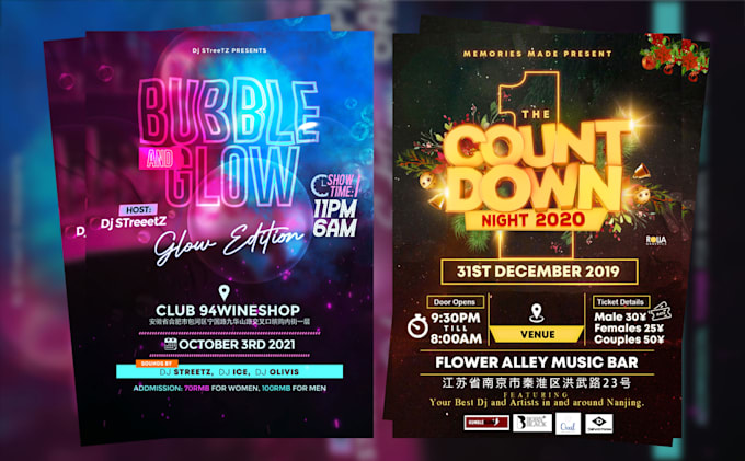 design a creative and amazing flyer