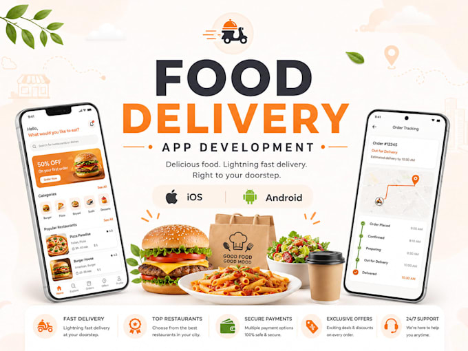 build food delivery app restaurant app or restaurant website like a uber eats