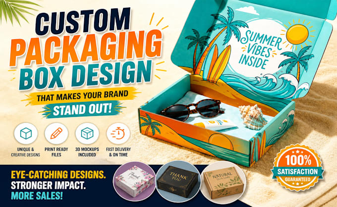do box design, product packaging design, mailer box, subscription box, and 3d