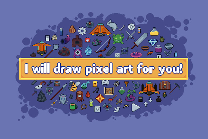 draw pixel art for you