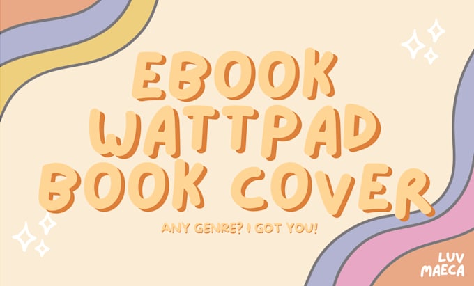 do wattpad or ebook book cover design