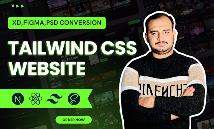 build a high converting responsive landing page in tailwind css