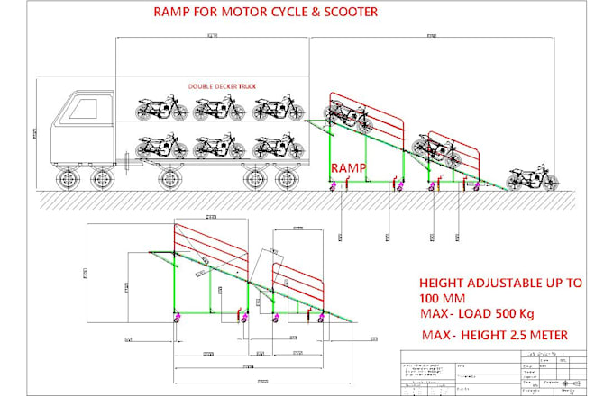design automobile parts in 3d and 2d model