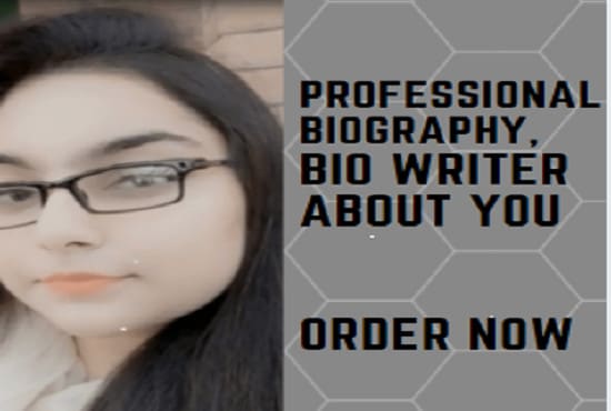 be your bio, biography writer