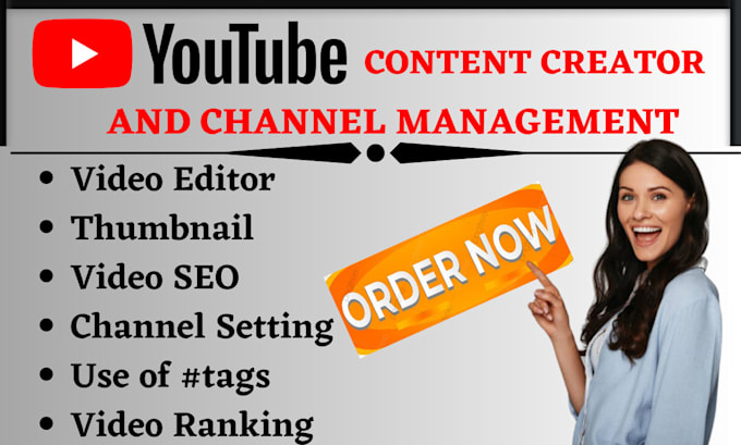 be your youtube video content creator and video editor