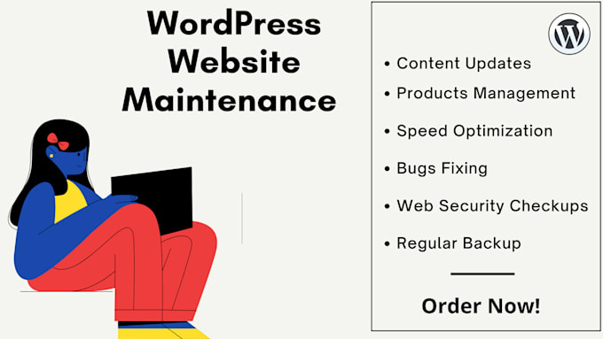 do website maintenance in wordpress on monthly basis
