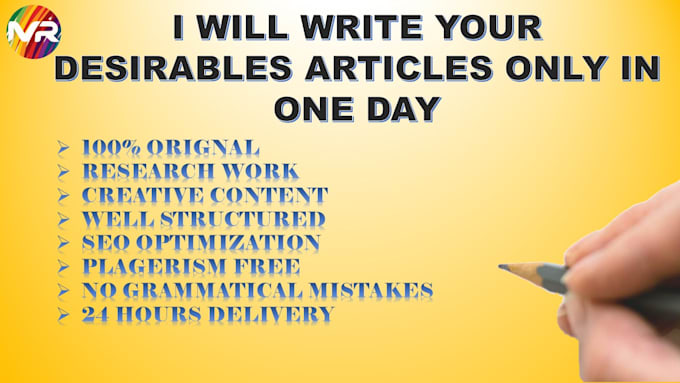do article writing in one day