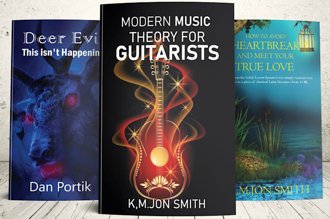 paperback, amazon kindle, ebook and acx cover design